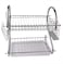 Generic 2 Layers Dish Rack Tableware Shelf Plate Cutlery Cup Rack Bowl Rack Kitchen Dish Shelf Cutlery Accessories