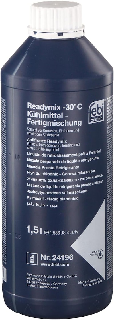 Febi Coolant / Antifreeze  24196 (READY TO USE MIX) [Blue] - 1.5 liter