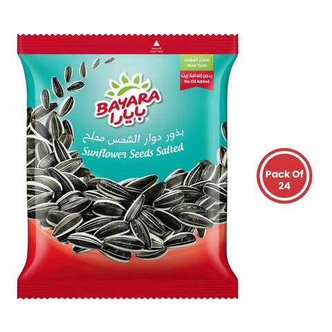 Bayara Salted Sunflower Seeds 25g x Pack of 24
