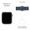 Apple Watch Series 9 LTE 45mm Silver Aluminium Storm Blue Sport Band Small/Medium