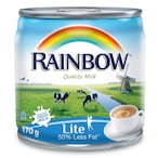 Buy Rainbow Evaporated Milk Lite 170g in UAE