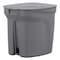 Tramontina Compact Plastic Pedal Dustbin 7L Grey
