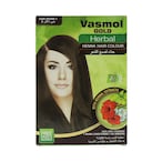 Buy Vasmol Gold Herbal Henna Hair Colour 3 Dark Brown in UAE