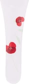 Flamingo Melamine Rice Spoon Combo, White/Red, Fl9112Cmw, 6 Pieces