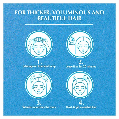 Vatika Naturals Coconut Enriched Hair Oil for Thin Hair - 180ml