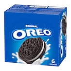 Buy Oreo 6 Cookies Vanilla Cream Filled - 55.2 gram - 12 Pieces in Egypt