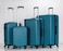 VIPTOUR Set of 4 ABS Trolley Luggage With Number Lock 20,24,28,32 Inches