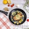 Royalford Rf1259Fp, 20 Non-Stick With Recyclable Material Cookware Frying Pan, 20 cm, Black