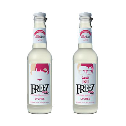 Freez Carbonated Drink Lychee One Piece 275ML