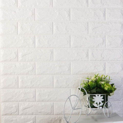 RBWTOYS Solid Color Wallmate For Home, Office etc., RW-18809  offwhite