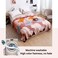 LUNA HOME Fleece Blanket 200*230cm Super Soft Throw Geometric Design, Old Rose Color.