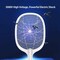 Generic Nukcc Electric Fly Swatter, 2 In 1 Electric Fly Swatter &amp; Mosquito Lamp 3000V High Voltage Portable Mosquitoes Trap With Uv Ray &amp; Electric Shock Rechargeable Mosquito Killer Lamp