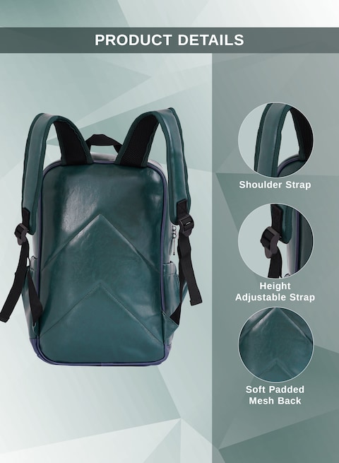 ParaJohn Genuine Leather Backpack For Women Vintage Handmade Satchel Designer Knapsack Retro Leather Rucksack Daypack Green