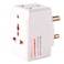 Oshtraco 3-Way Adapter 5Amp 937L White