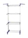 Generic - Clothes Drying Rack Silver/Blue Medium