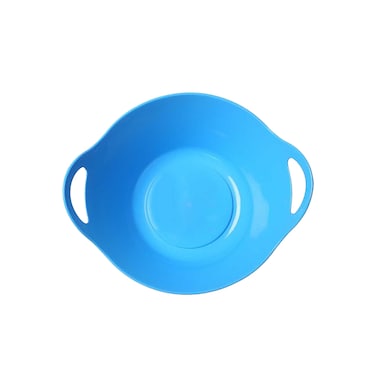 وعاء بلاستيك بمقابض من مينترا - حجم كبير - أزرق