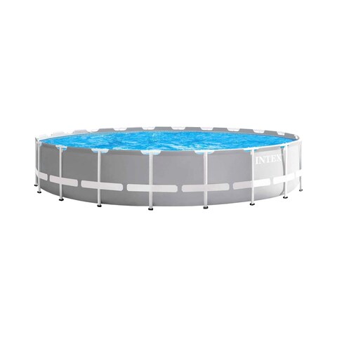 Intex Prism Frame Premium Pool Set 6.1x1.32m (Plus Extra Supplier&#39;s Delivery Charge Outside Doha)