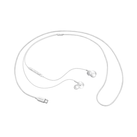 سامسونغ سماعات أذن داخلية سلكية - بيضاء