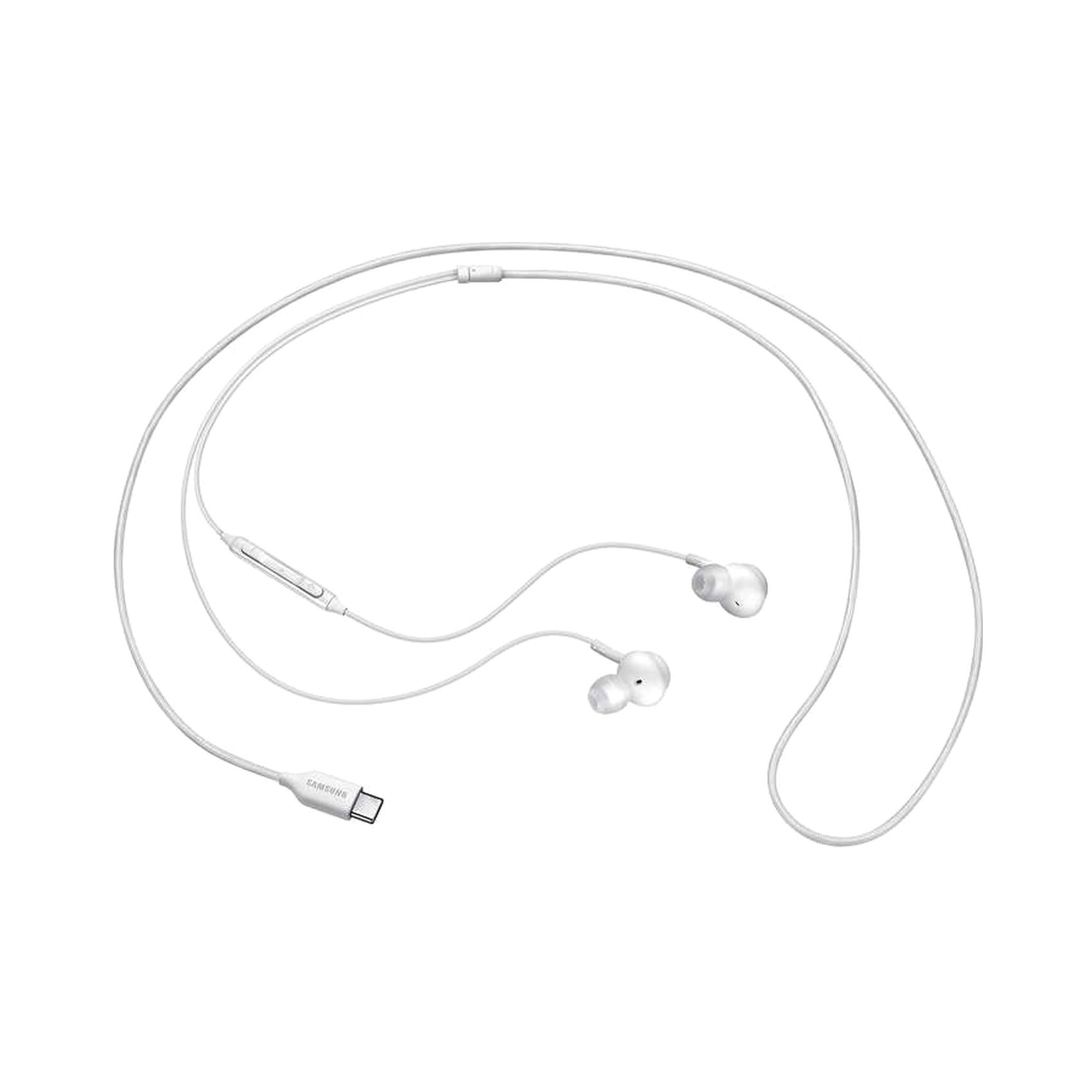 سامسونغ سماعات أذن داخلية سلكية - بيضاء