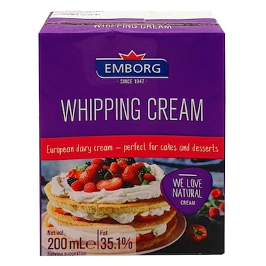 Emborg Whipping Cream 200ml