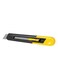 Quickpoint Snap-off Knife Black/Yellow 18millimeter