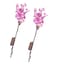2-Piece Orchid Willow Flower Branches with LED Lights Pink
