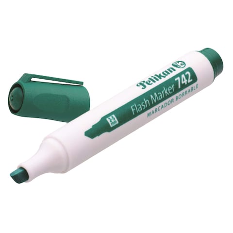 Pelikan White Board Chisel Tip Flash Marker Green 742