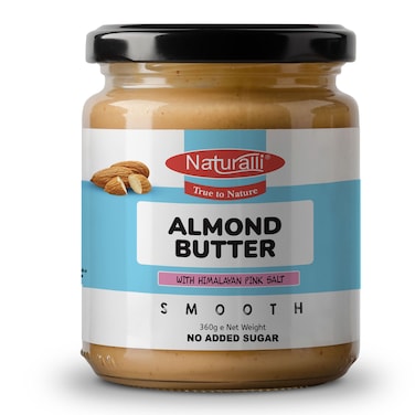 Naturalli Smooth Almond Butter  360g