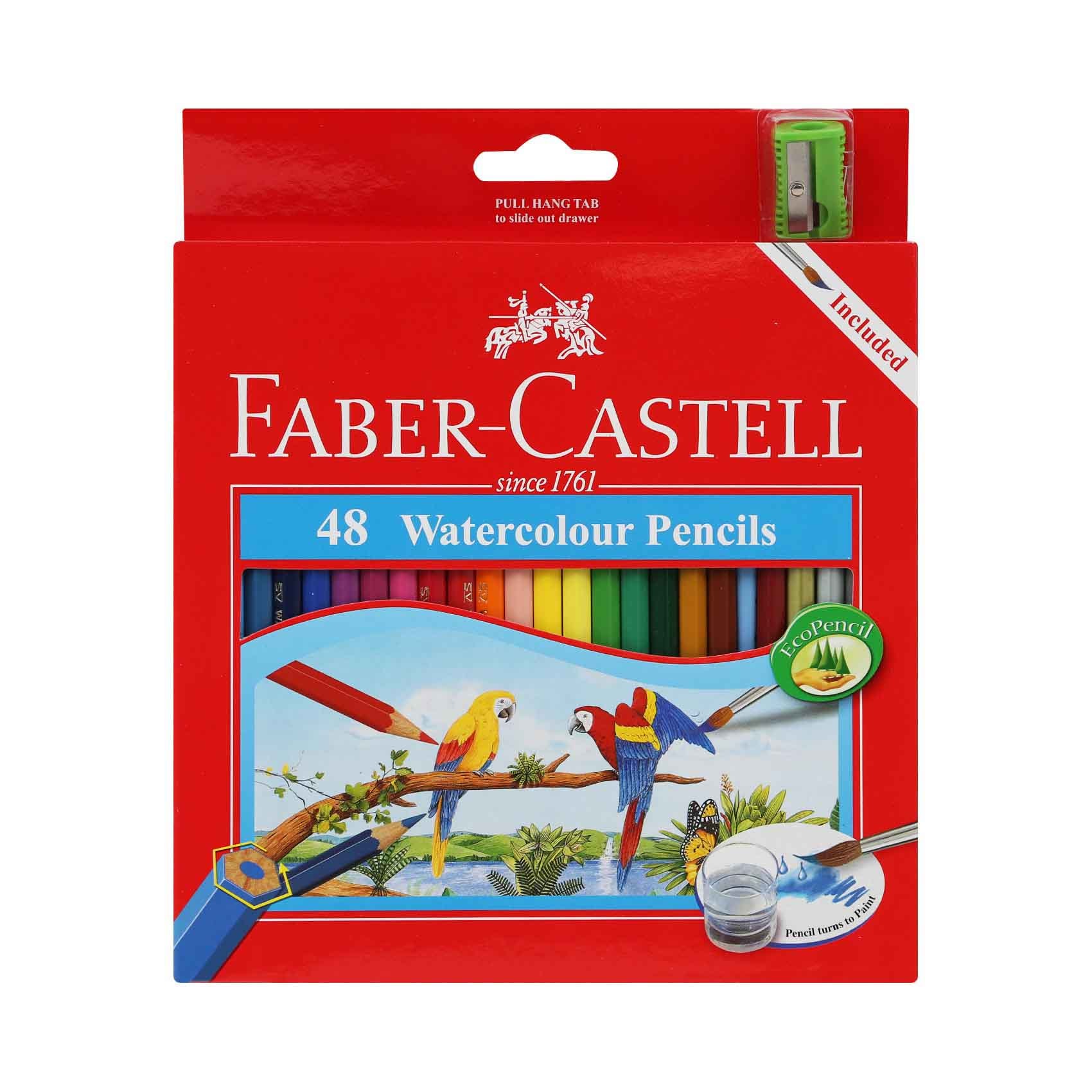 Buy FaberCastell Water Color Pencil Parrot 48 Colors Online