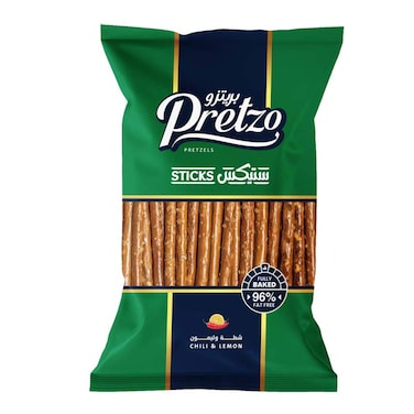 ستيكس بريتزو بريتزلز بالشطة والليمون - 40 جم