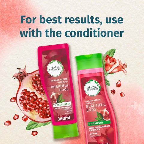 Herbal Essences Beautiful Ends Split End Protection Shampoo with Juicy Pomegranate Essences 700 ml&nbsp;