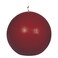 Eika Ball Candle Burgundy 70mm