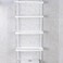 New 1859 4 Tier Kitchen Bathroom Storage Shower Caddy Shelf Shelves Adjustable Height   Rectangular Large Space Plastic Commode Shelves Rack