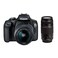 كانون اس ال ار كاميرا  2000 D18-55+75-300 + بطاقة ذاكرة + حقيبة
