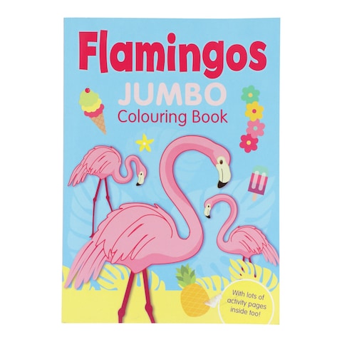 Flamingos Jumbo coloring Book