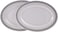 Flamingo Oval Plate, Multi-Colour, 14 Inches, FL9108CMW, 2 Pieces