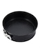طقم صواني كيك مستديرة الشكل مكون من 3 قطع أسود