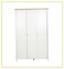 Denis 3 Door Wardrobe- White &amp; Oak