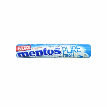 Mentos Pure Wintergreen Gum - 32 Pieces