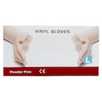 Buy Cok Disposable Vinyl Gloves - Powder Free 100 Pcs in UAE