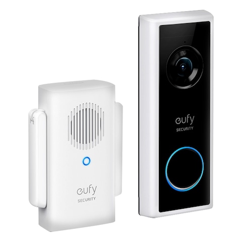Eufycam Video Doorbell Battery Slim And Chime Black