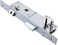 ABBASALI ALUMINIUM DOOR HANDLE BLACK WITH 20MM LOCK BODY