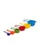 Generic 6-Piece Measuring Cup Set Red/Blue/Yellow