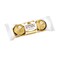 Ferrero Rocher Fine Crunchy Hazelnuts dipped in Smooth Milk Chocolate, Individually Wrapped in Elegant Gold Foil Wrapper, 3 Piece Pack, 37.5g