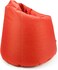 Luxe Decora Fabric Bean Bag Cover Only (M, Red)
