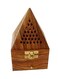 Wooden Bakhoor Burner/Mabkhara/pyramid shape incense burner/home fragrance/home decor/incense holder/lobandaan/bhakhoor burner