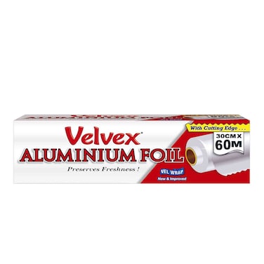 Velvex Aluminium Foil 30Cmx60M