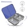 Eazy Kids 3 Compartment Bento Steel Lunch Box - Purple