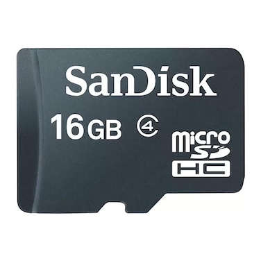 سانديسك بطاقة ذاكرة MicroSD، 16 جيجا بايت - SDSDQM-016G-B35