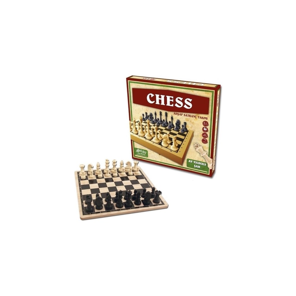 Buy Star Chess Wooden Chess Set Online | Carrefour UAE